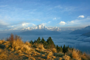 Blick vom Poon Hill auf Dhaulagiri (8167 m)