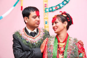 Nepalesische Hochzeit