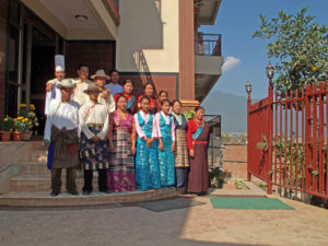 Belegschaft vom Kathmandu View Hotel