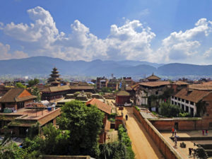 Blick über Bhaktapur