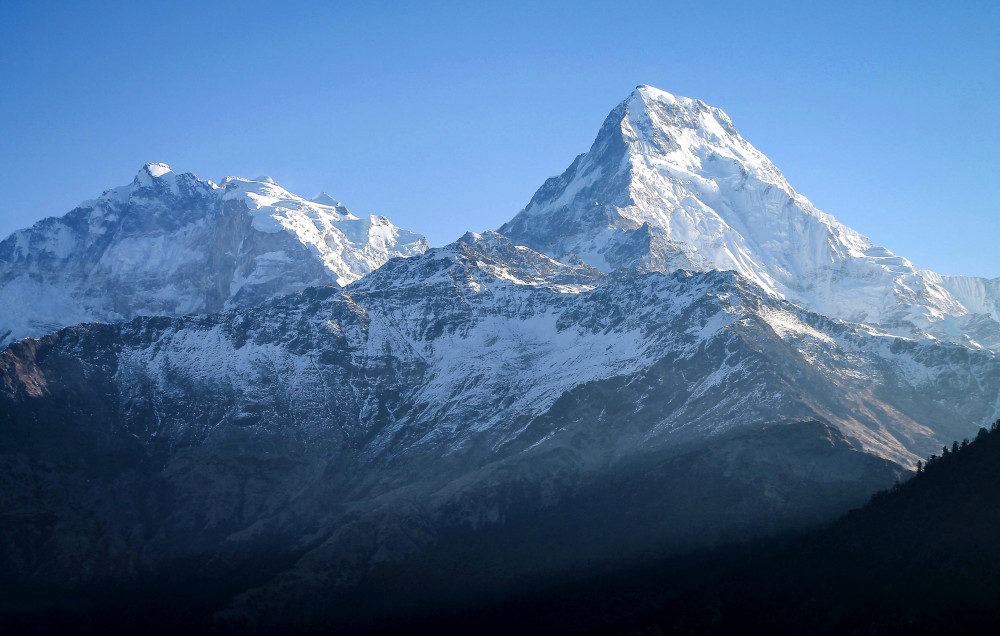 Im Angesicht von Annapurna-Süd (7219 m)