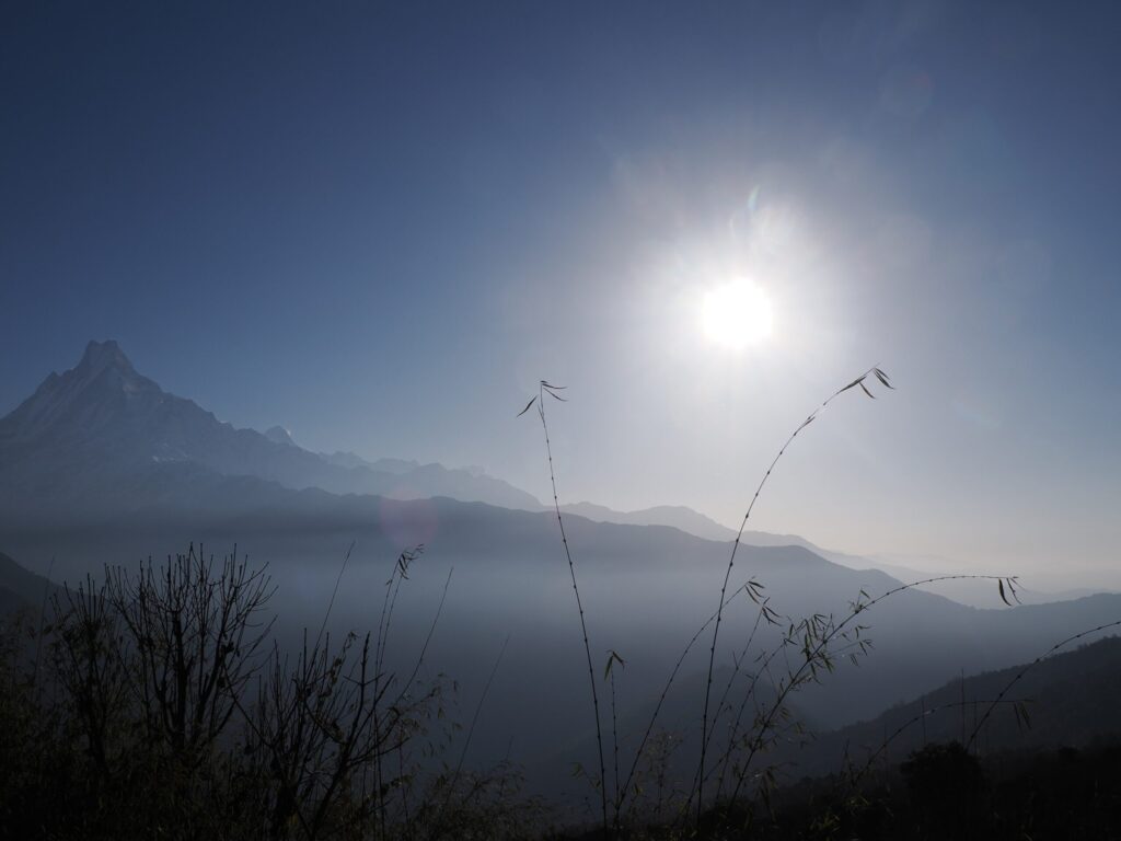 Morgenstimmung im Himalaya